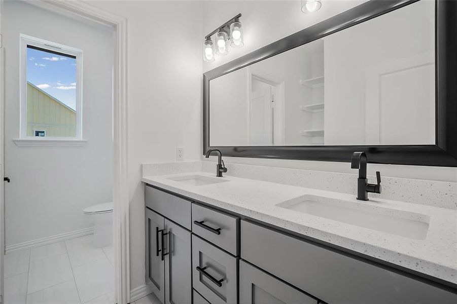 Furnished interior view inside a new home in , Celeste (Image 18).