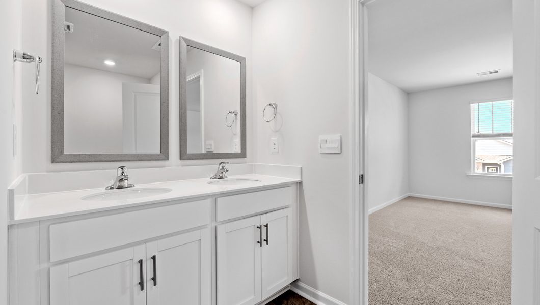 Furnished interior view inside a new home in Waverly Station, Greenwood (Image 9).