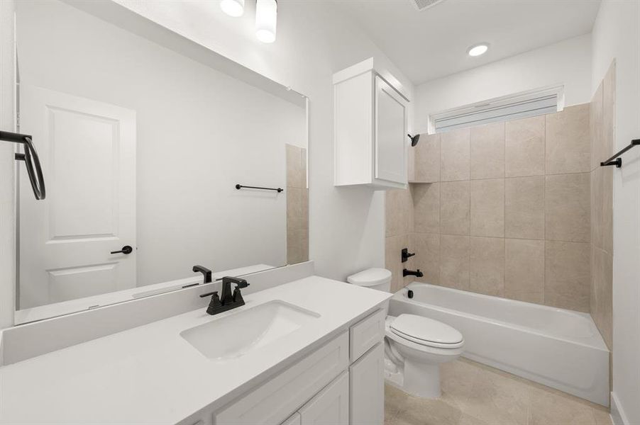 Furnished interior view inside a new home in High Country, Burleson (Image 14).