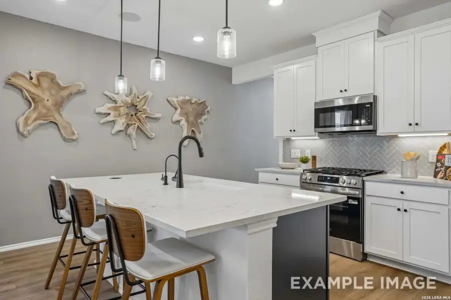 Furnished interior view inside a new home in Mesa Vista, San Antonio (Image 30).