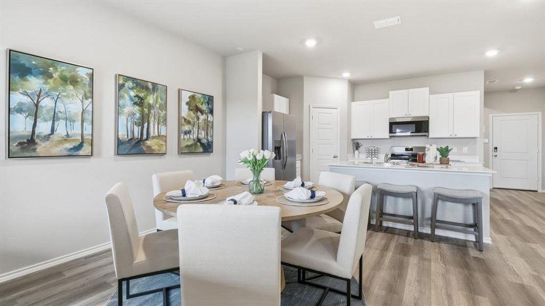 Furnished interior view inside a new home in , Fort Worth (Image 11).