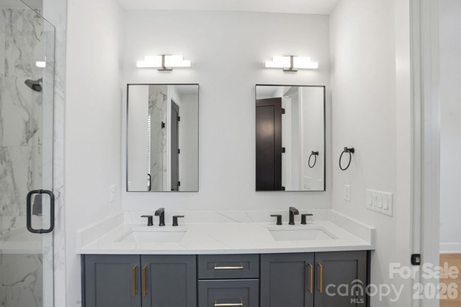 Furnished interior view inside a new home in , Charlotte (Image 19).