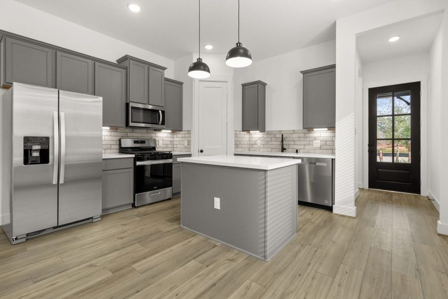 Representative furnished interior of a home built from the Caddo II Mustang Meadows 40s by Brohn Homes in Mustang Meadows, Waller (Image 4).