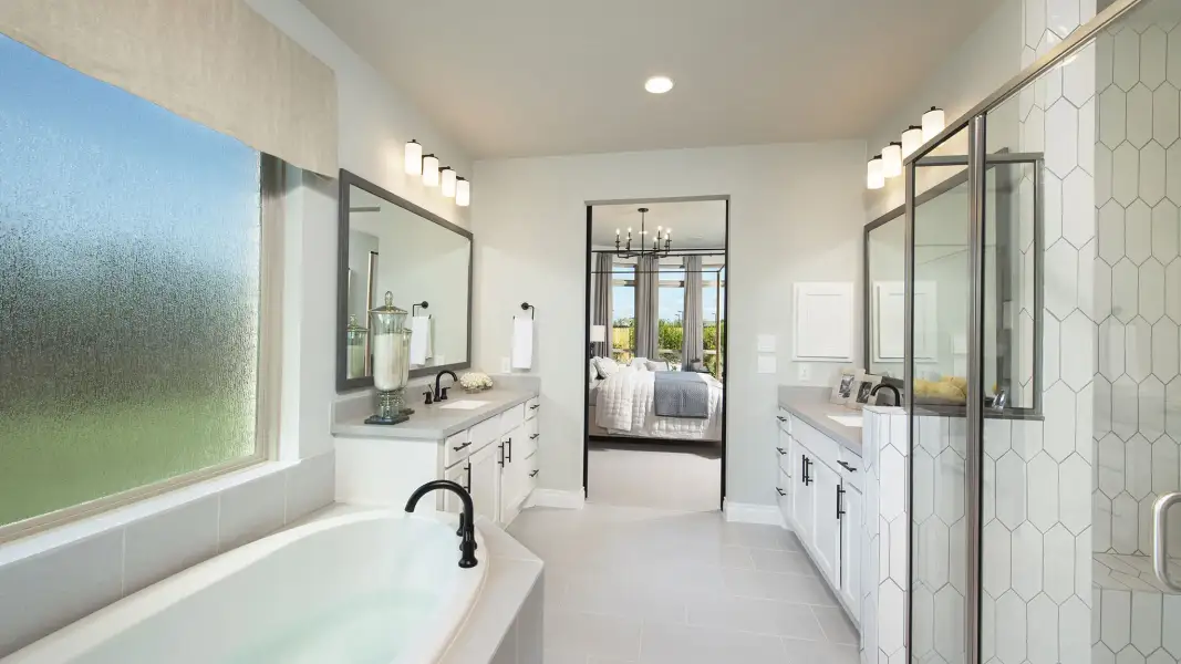 Furnished interior view inside a new home in Sweetgrass, Haslet (Image 24).