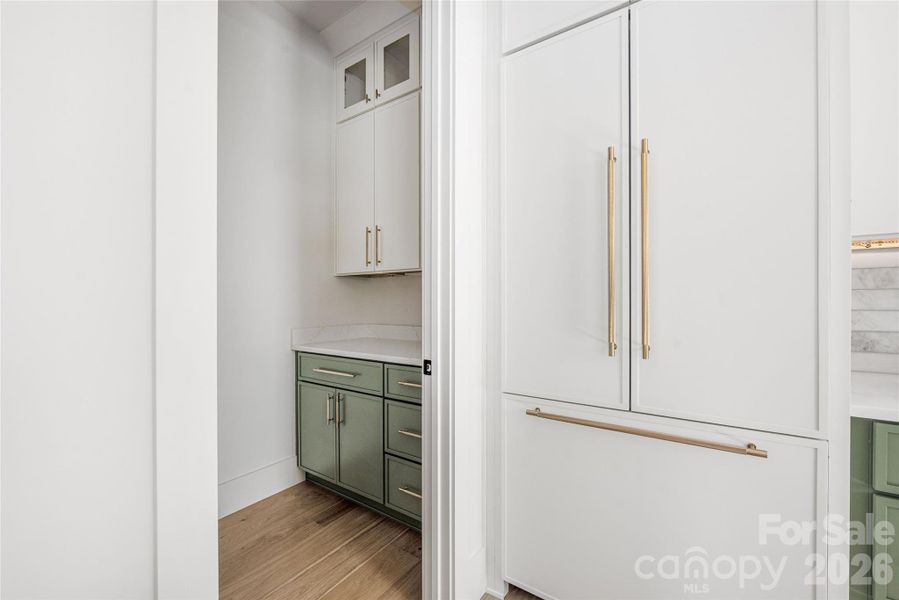 Walk-in pantry.