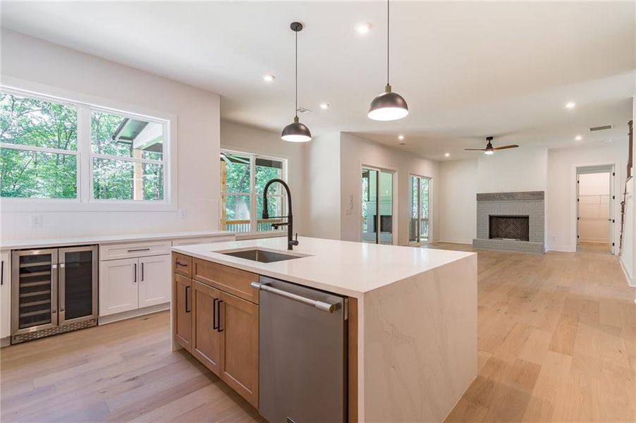 Furnished interior view inside a new home in , Gainesville (Image 8).