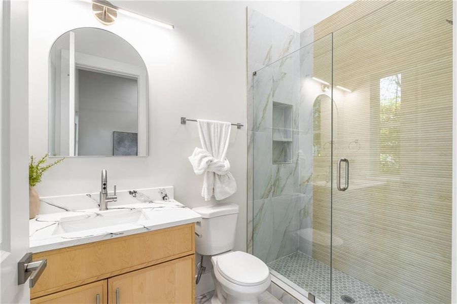 Furnished interior view inside a new home in , Atlanta (Image 33). Furnished interior view inside a new home in , Atlanta (Image 33).