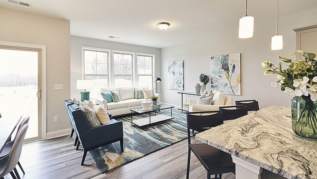 Furnished interior view inside a new home in The Grove at Glennview, Kernersville (Image 7).
