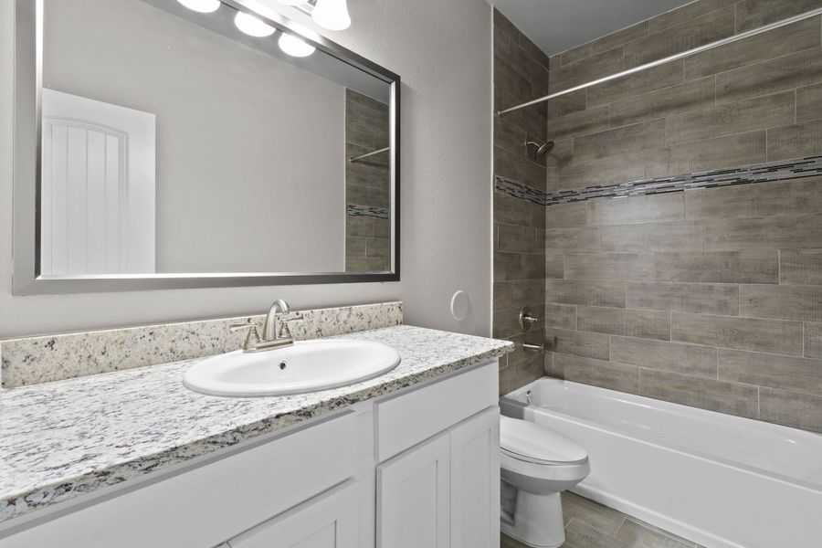 Furnished interior view inside a new home in Crossland, Socorro (Image 9).