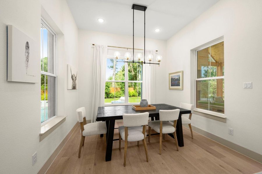 Furnished interior view inside a new home in , Tomball (Image 11).