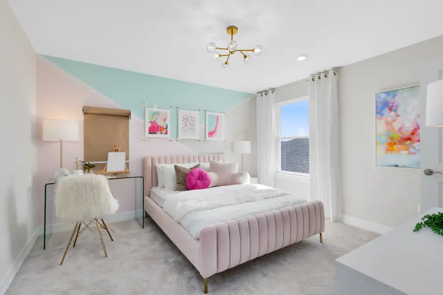 Representative furnished interior of a home built from the Ruby by Pulte Homes in Avera, Orlando (Image 18).