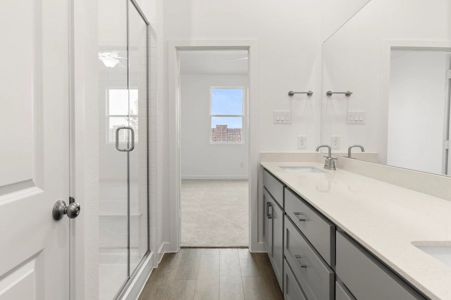 Primary Bathroom featuring the Milan Collection Primary Bathroom featuring the Milan Collection
