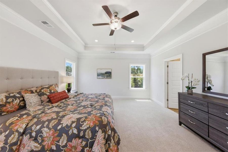 Furnished interior view inside a new home in Tuscany Hills, Douglasville (Image 12).
