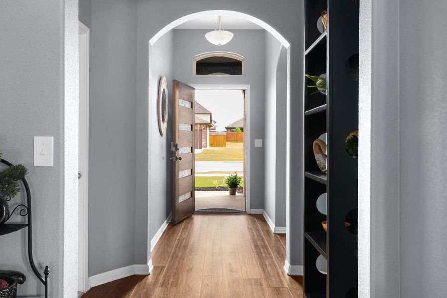 Welcoming foyer. Welcoming foyer.