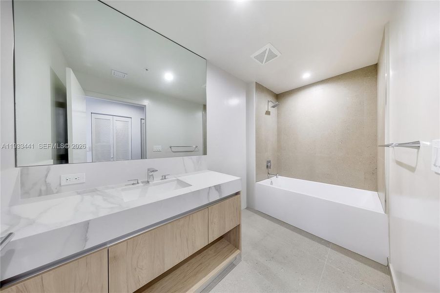 Furnished interior view inside a new home in , Miami (Image 6).