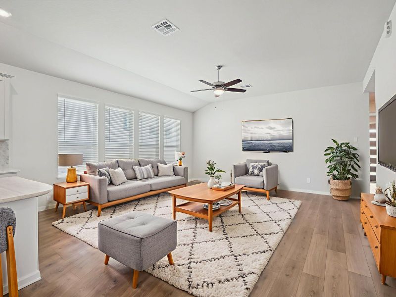 Furnished interior view inside a new home in Lark Canyon, New Braunfels (Image 4).