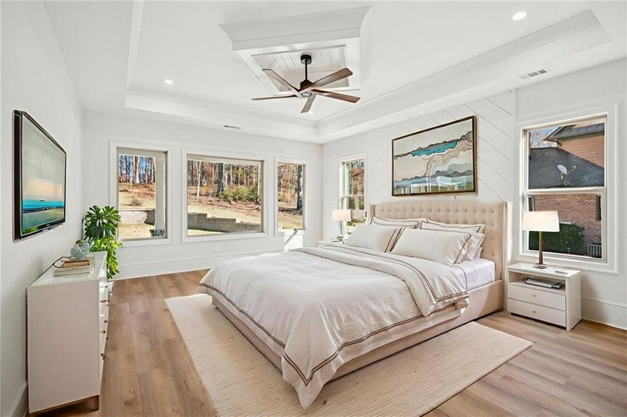 Furnished interior view inside a new home in , Gainesville (Image 35).