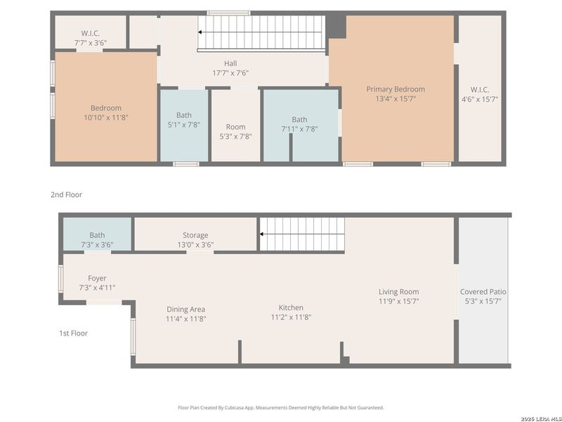 2D floor plan layout of this home in , San Antonio, TX (Image 5).