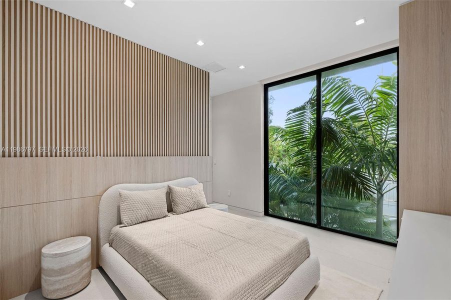 Furnished interior view inside a new home in , Miami Beach (Image 34).