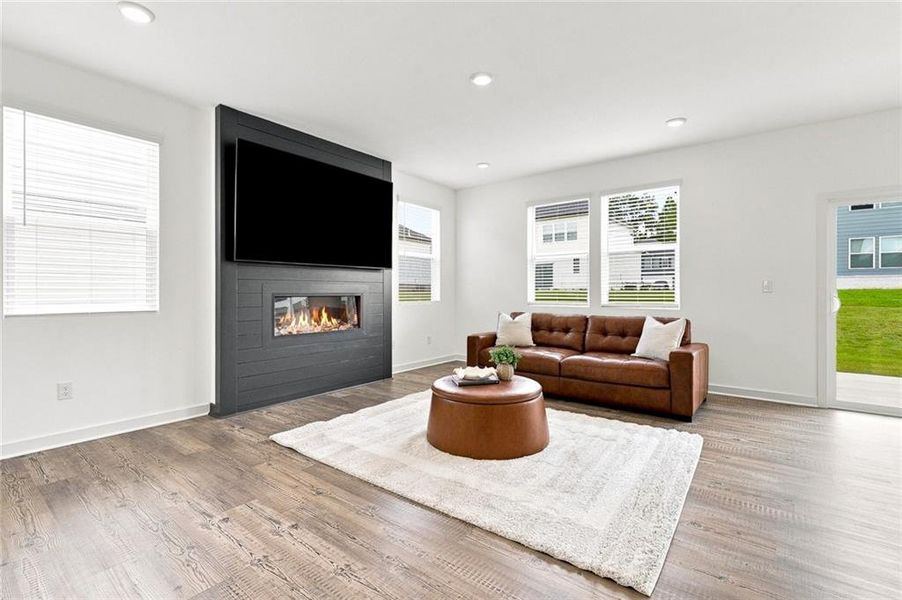 Furnished interior view inside a new home in , Grayson (Image 6).