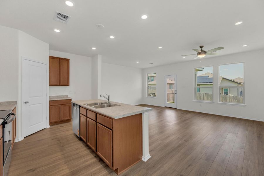 Furnished interior view inside a new home in Sonterra - Cool Water, Jarrell (Image 10).
