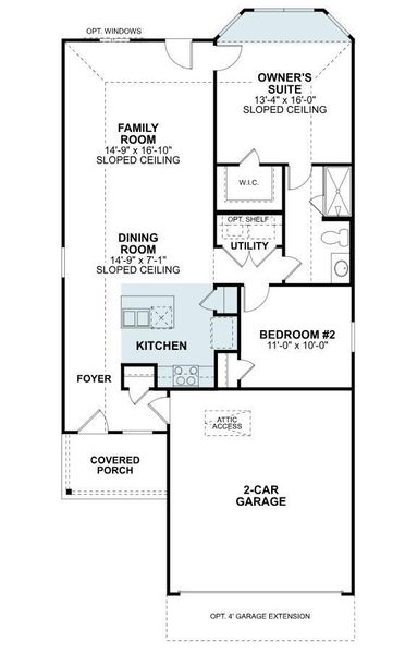 2D floor plan layout of this home in Moran Ranch, Willis, TX (Image 2). 2D floor plan layout of this home in Moran Ranch, Willis, TX (Image 2).