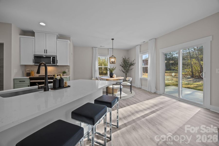 Furnished interior view inside a new home in , Gastonia (Image 26).