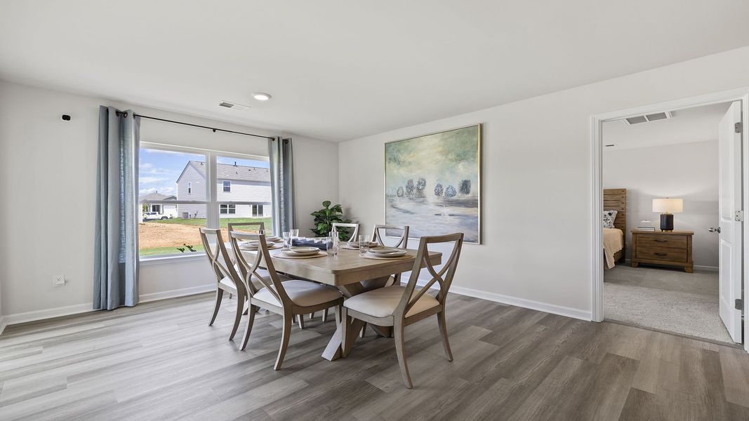 Representative furnished interior of a home built from the Aria by D.R. Horton in Rocky River Ridge, Anderson (Image 23).