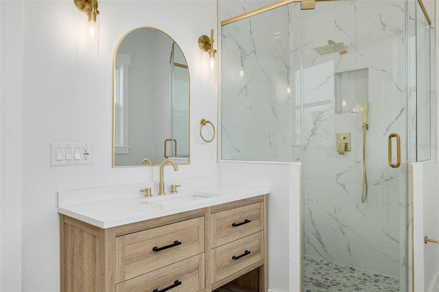 Furnished interior view inside a new home in , St. Petersburg (Image 35).