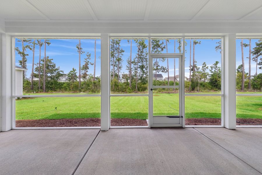 Exterior details and patio area of a home in Nexton - Midtown - The Village Collection, Summerville (Image 4).