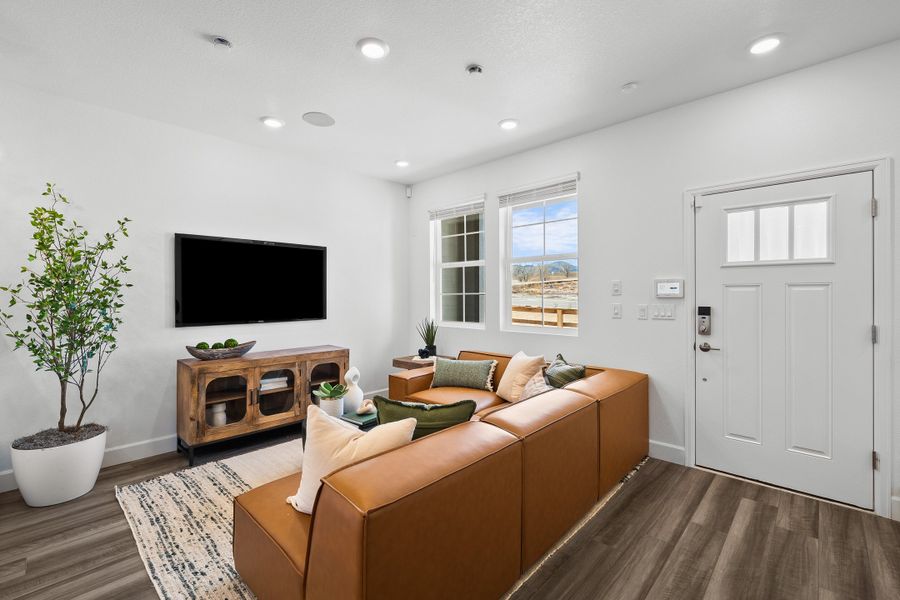 Furnished interior view inside a new home in Trailstone, Arvada (Image 3).