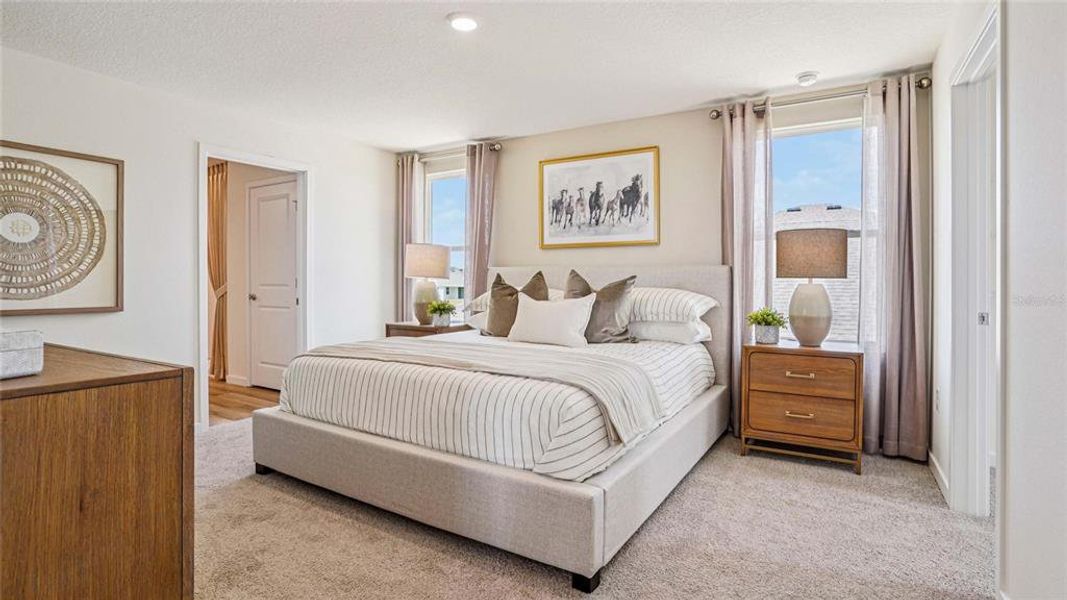 Furnished interior view inside a new home in Twisted Oaks, Wildwood (Image 15).