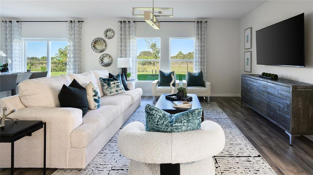 Furnished interior view inside a new home in Villa Mar, Winter Haven (Image 5).