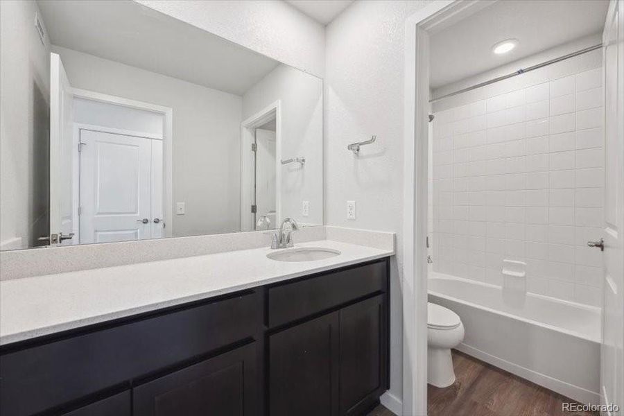 Furnished interior view inside a new home in Legato, Commerce City (Image 8). Furnished interior view inside a new home in Legato, Commerce City (Image 8).