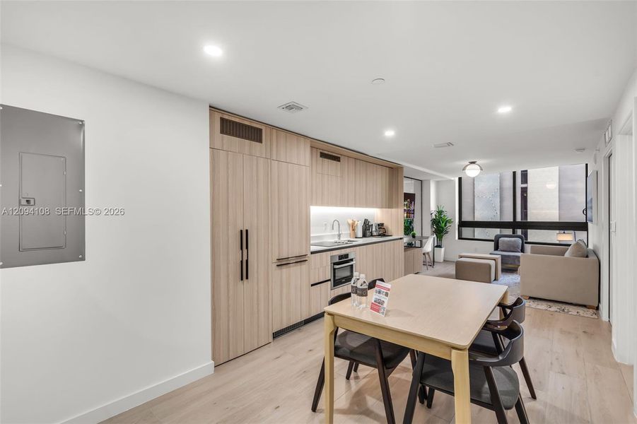 Furnished interior view inside a new home in , Miami (Image 18).