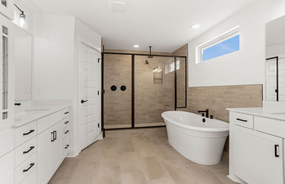 Furnished interior view inside a new home in Durham Farms, Hendersonville (Image 31).