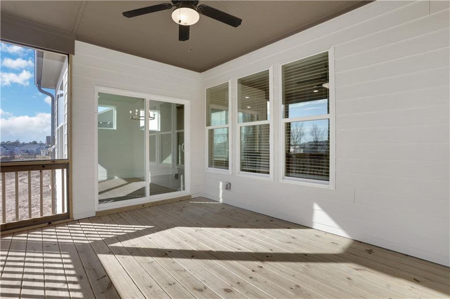 Exterior details and patio area of a home in Twin Lakes, Hoschton (Image 4).