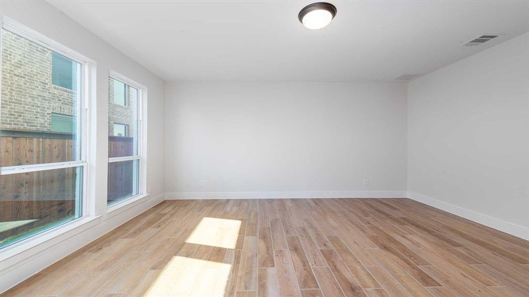 Spacious, unfurnished interior of a new home in The Parks At Wilson Creek 40', Celina (Image 19). Spacious, unfurnished interior of a new home in The Parks At Wilson Creek 40', Celina (Image 19).