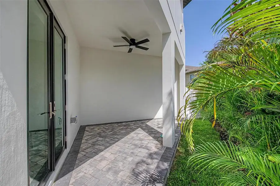 Exterior details and patio area of a home in , Tampa (Image 26). Exterior details and patio area of a home in , Tampa (Image 26).