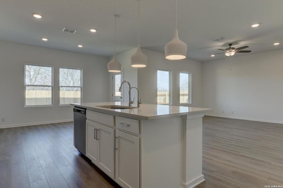 Furnished interior view inside a new home in Hennersby Hollow, San Antonio (Image 6).
