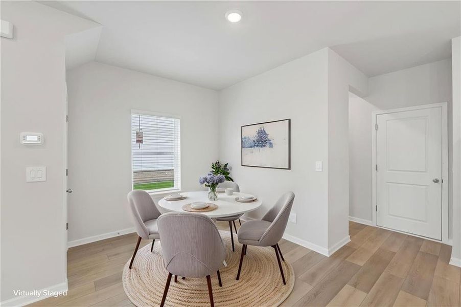 Furnished interior view inside a new home in Martin Springs - Cottage Series, Lawrenceville (Image 17).
