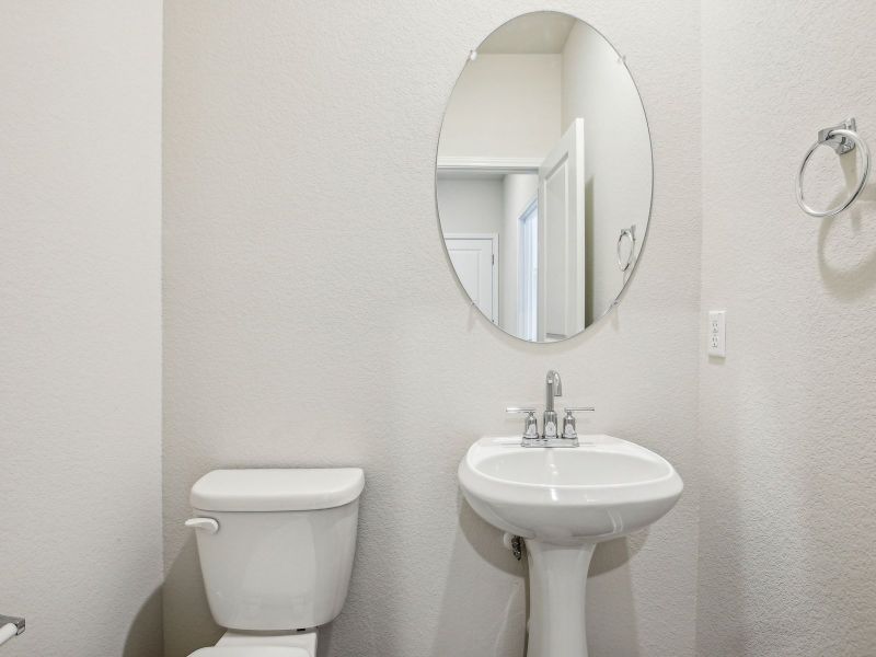 Furnished interior view inside a new home in Turner's Crossing - Reserve Collection, Buda (Image 4).