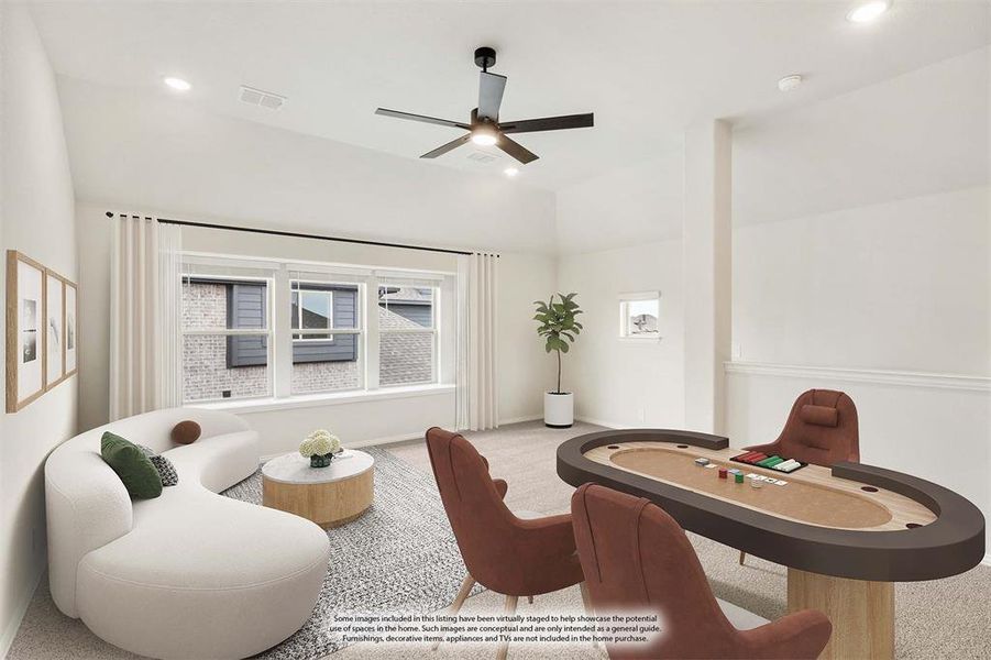 Furnished interior view inside a new home in Silo Mills, Joshua (Image 8).