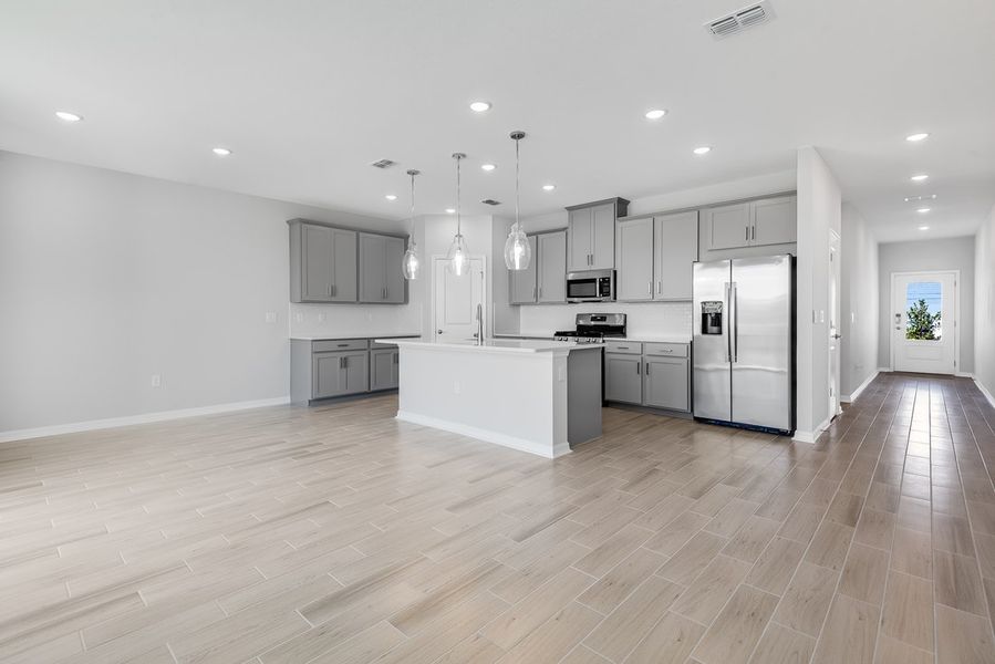 Spacious, unfurnished interior of a new home in Cherry Elm at SilverLeaf, St. Augustine (Image 16). Spacious, unfurnished interior of a new home in Cherry Elm at SilverLeaf, St. Augustine (Image 16).