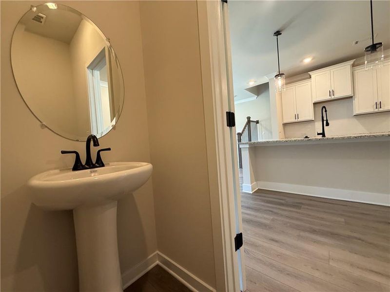 Furnished interior view inside a new home in The Towns at Auburn Station East, Auburn (Image 6).