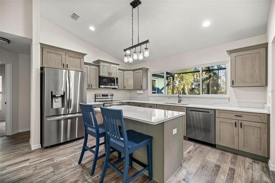 Furnished interior view inside a new home in , Dunnellon (Image 32).