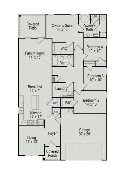 2D floor plan layout of this home in , Trenton, TX (Image 5). 2D floor plan layout of this home in , Trenton, TX (Image 5).