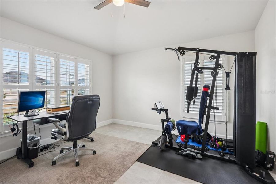 Furnished interior view inside a new home in Oaks at Ocala Crossings, Ocala (Image 19).
