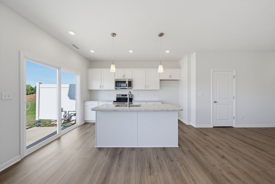 Furnished interior view inside a new home in Sweetbrier, Durham (Image 8).