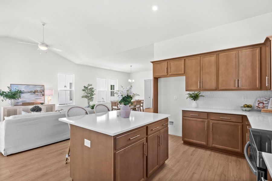 Furnished interior view inside a new home in Downtown Loris Homes, Loris (Image 30).